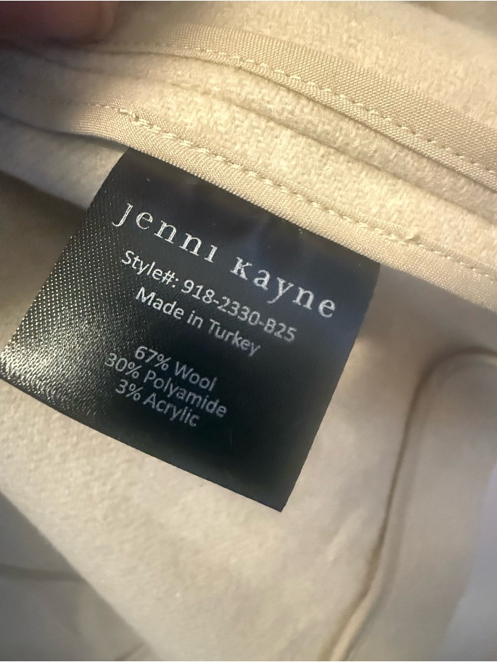 NWT Jenni Kayne Scout Jacket Oat Beige Wool Blend Tie Waist Coat Size M - Picture 3 of 6